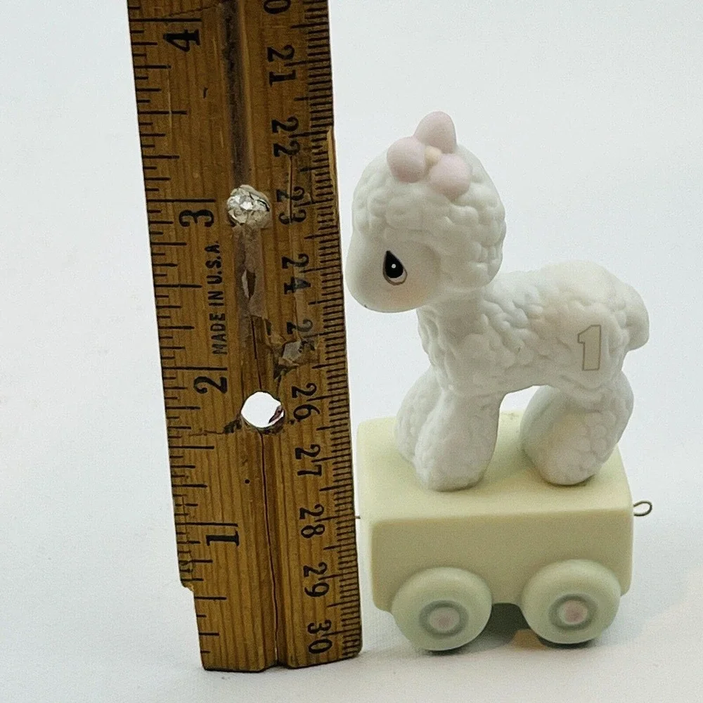 Precious Moments Happy Birthday Little Lamb Year 1 One Birthday Train Piece 1985